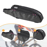 Maxbell Bicycle Front Frame Bag Stable Bike Top Tube Bag for Commuting Travel Hiking Black Green