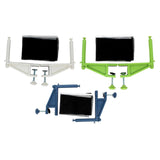 Maxbell Table Tennis Net Post Set Adults Table Tennis Net Rack for Indoor Match Home White