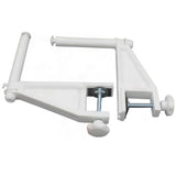 Maxbell Table Tennis Net Post Set Adults Table Tennis Net Rack for Indoor Match Home White