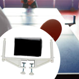 Maxbell Table Tennis Net Post Set Adults Table Tennis Net Rack for Indoor Match Home White