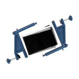 Maxbell Table Tennis Net Post Set Adults Table Tennis Net Rack for Indoor Match Home Dark Blue