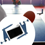 Maxbell Table Tennis Net Post Set Adults Table Tennis Net Rack for Indoor Match Home Dark Blue