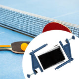 Maxbell Table Tennis Net Post Set Adults Table Tennis Net Rack for Indoor Match Home Dark Blue