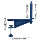 Maxbell Table Tennis Net Post Set Adults Table Tennis Net Rack for Indoor Match Home Dark Blue