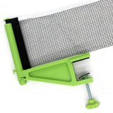 Maxbell Table Tennis Net Post Set Adults Table Tennis Net Rack for Indoor Match Home Green