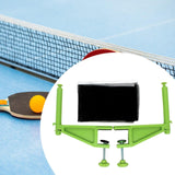 Maxbell Table Tennis Net Post Set Adults Table Tennis Net Rack for Indoor Match Home Green