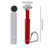 Maxbell Golf Club Groove Sharpening Sturdy 6 Heads for Sand Lob Ball Control Pitching Red