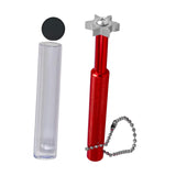 Maxbell Golf Club Groove Sharpening Sturdy 6 Heads for Sand Lob Ball Control Pitching Red