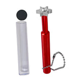 Maxbell Golf Club Groove Sharpening Sturdy 6 Heads for Sand Lob Ball Control Pitching Red