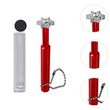 Maxbell Golf Club Groove Sharpening Sturdy 6 Heads for Sand Lob Ball Control Pitching Red