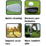 Maxbell Golf Club Groove Sharpening Sturdy 6 Heads for Sand Lob Ball Control Pitching Red