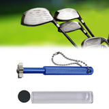 Maxbell Golf Club Groove Sharpening Sturdy 6 Heads for Sand Lob Ball Control Pitching Blue