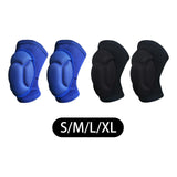 Maxbell Knee Pads High Elastic Breathable Kneepads for Dancing Basketball Volleyball Blue S