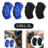 Maxbell Knee Pads High Elastic Breathable Kneepads for Dancing Basketball Volleyball Blue S