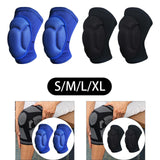 Maxbell Knee Pads High Elastic Breathable Kneepads for Dancing Basketball Volleyball Blue S