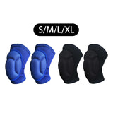 Maxbell Knee Pads High Elastic Breathable Kneepads for Dancing Basketball Volleyball Blue S