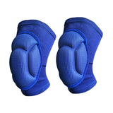 Maxbell Knee Pads High Elastic Breathable Kneepads for Dancing Basketball Volleyball Blue L