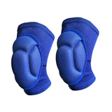 Maxbell Knee Pads High Elastic Breathable Kneepads for Dancing Basketball Volleyball Blue XL