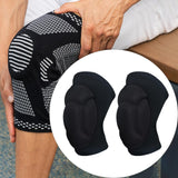 Maxbell Knee Pads High Elastic Breathable Kneepads for Dancing Basketball Volleyball Black S