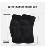Maxbell Knee Pads High Elastic Breathable Kneepads for Dancing Basketball Volleyball Black M