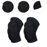Maxbell Knee Pads High Elastic Breathable Kneepads for Dancing Basketball Volleyball Black L