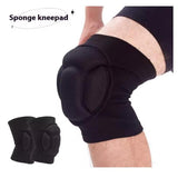 Maxbell Knee Pads High Elastic Breathable Kneepads for Dancing Basketball Volleyball Black XL