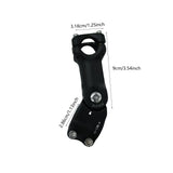 Maxbell Mountain Bike Stem Part Adjustable Easy Install Reliable Sturdy Repair Riser Extension 9cm