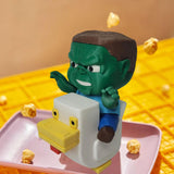 Maxbell Popcorn Bucket Cartoon Reusable Portable Statue for Kids Adults Teens Window