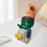 Maxbell Popcorn Bucket Cartoon Reusable Portable Statue for Kids Adults Teens Window