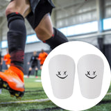 Maxbell 2Pcs Mini Soccer Shin Guards Gear Shin Pads Games Kids Adults Leg Protection White XS 8cmx5cm