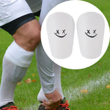 Maxbell 2Pcs Mini Soccer Shin Guards Gear Shin Pads Games Kids Adults Leg Protection White XS 8cmx5cm