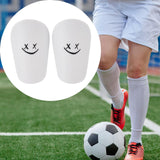 Maxbell 2Pcs Mini Soccer Shin Guards Gear Shin Pads Games Kids Adults Leg Protection White S 10cmx6cm
