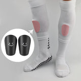 Maxbell 2Pcs Mini Soccer Shin Guards Gear Shin Pads Games Kids Adults Leg Protection Black XS 8cmx5cm