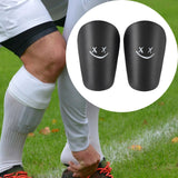 Maxbell 2Pcs Mini Soccer Shin Guards Gear Shin Pads Games Kids Adults Leg Protection Black S 10cmx6cm