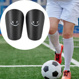 Maxbell 2Pcs Mini Soccer Shin Guards Gear Shin Pads Games Kids Adults Leg Protection Black S 10cmx6cm