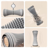 Maxbell Foot Massage Roller Multipurpose PVC Roller for Women Men Muscle Heel Grey