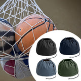 Maxbell Basketball Carrying Bag Drawstring Bag for Outdoor Activities Soccer Camping Black