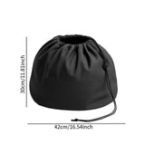 Maxbell Basketball Carrying Bag Drawstring Bag for Outdoor Activities Soccer Camping Black