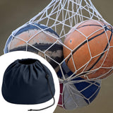 Maxbell Basketball Carrying Bag Drawstring Bag for Outdoor Activities Soccer Camping Deep Blue