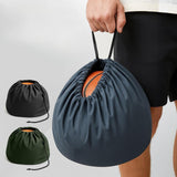 Maxbell Basketball Carrying Bag Drawstring Bag for Outdoor Activities Soccer Camping Deep Blue