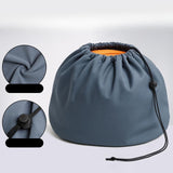 Maxbell Basketball Carrying Bag Drawstring Bag for Outdoor Activities Soccer Camping Gray