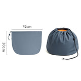 Maxbell Basketball Carrying Bag Drawstring Bag for Outdoor Activities Soccer Camping Gray