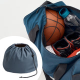 Maxbell Basketball Carrying Bag Drawstring Bag for Outdoor Activities Soccer Camping Gray