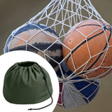 Maxbell Basketball Carrying Bag Drawstring Bag for Outdoor Activities Soccer Camping Green