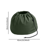 Maxbell Basketball Carrying Bag Drawstring Bag for Outdoor Activities Soccer Camping Green