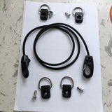 Maxbell Elastic Rope Boat Fitness Equipment Sports Replacement Practical with D Rings