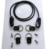 Maxbell Elastic Rope Boat Fitness Equipment Sports Replacement Practical with D Rings