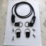 Maxbell Elastic Rope Boat Fitness Equipment Sports Replacement Practical with D Rings