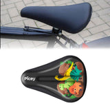 Maxbell Kids Bike Seat Cushion Cover Small 9'' x 6'' Thickened Child Bike Seat Cover dinosaur