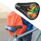 Maxbell Kids Bike Seat Cushion Cover Small 9'' x 6'' Thickened Child Bike Seat Cover dinosaur